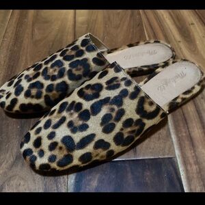 Madewell leopard mules size 9